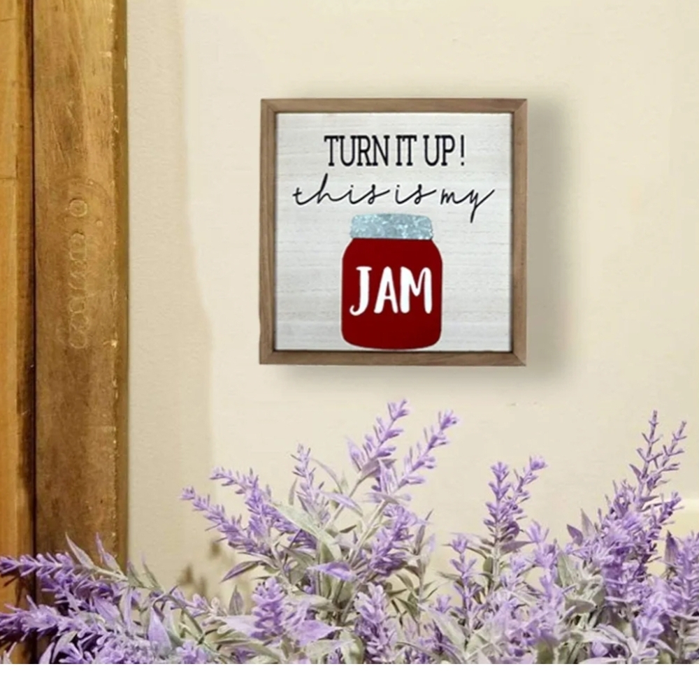 Brand New Rustic Red and Brown Wall Art Decor